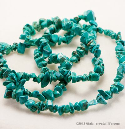Turquoise Chip Necklace