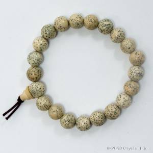 White Lotus Seed Meditation Bracelet