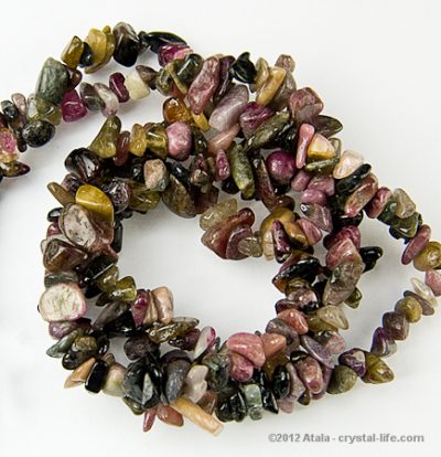 Rainbow Tourmaline Chip Necklace