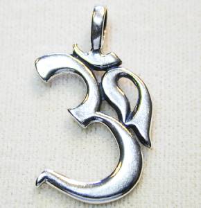 Aum - Sterling Silver Pendant