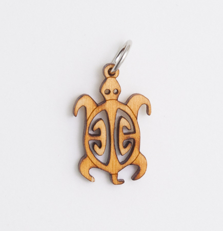 Wood Sea Turtle Pendant Crystal Life Technology Inc Wood Sea Turtle Pendant Crystal Life, Sea Turtle Charms