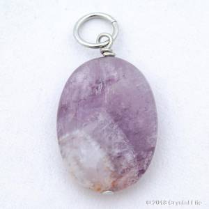 Oval Light Amethyst Pendant