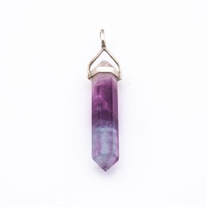Fluorite Double Terminated Point Pendant