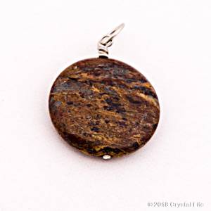 Pietersite Circle Pendant