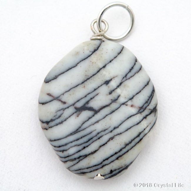 Spiderweb Jasper Pendant | Oval