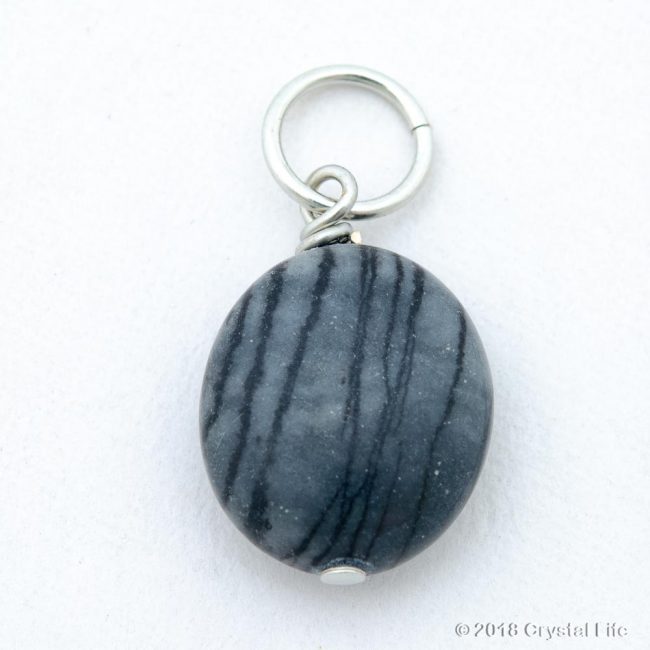 Spiderweb Jasper Pendant 5/8