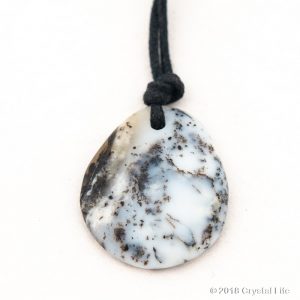 moss agate pendant