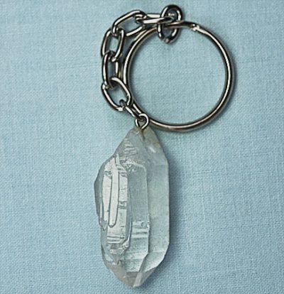 quartz keychain