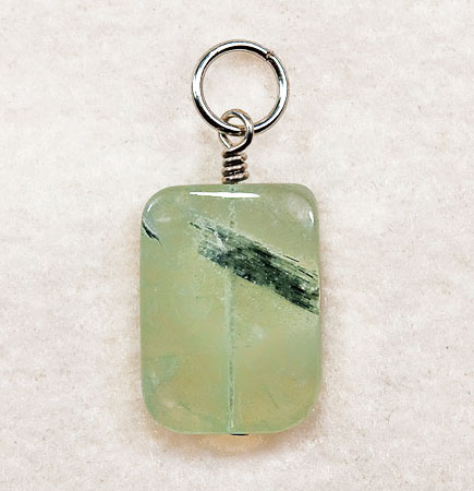 Prehnite Pendants – Rectangular