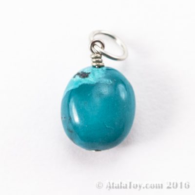 Turquoise Pendant - Nugget 5/8"