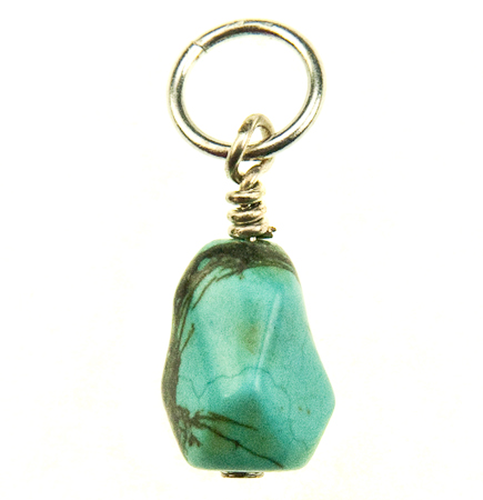 Turquoise Nugget Pendants - Small
