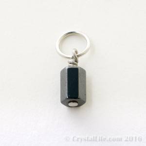 Hematite Pendant - Hexagonal Rod | Crystal Life
