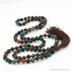 bloodstone prayer beads mala