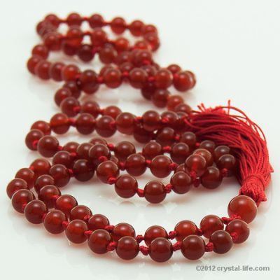 Carnelian Prayer Beads Mala