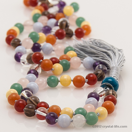 psychic chakra prayer beads mala