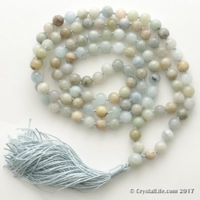 Aquamarine Prayer Bead Malas
