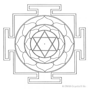 Creation Mandala | Bhuvaneshwari Yantra | Classic
