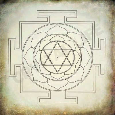 Mandala Color Print 12x12