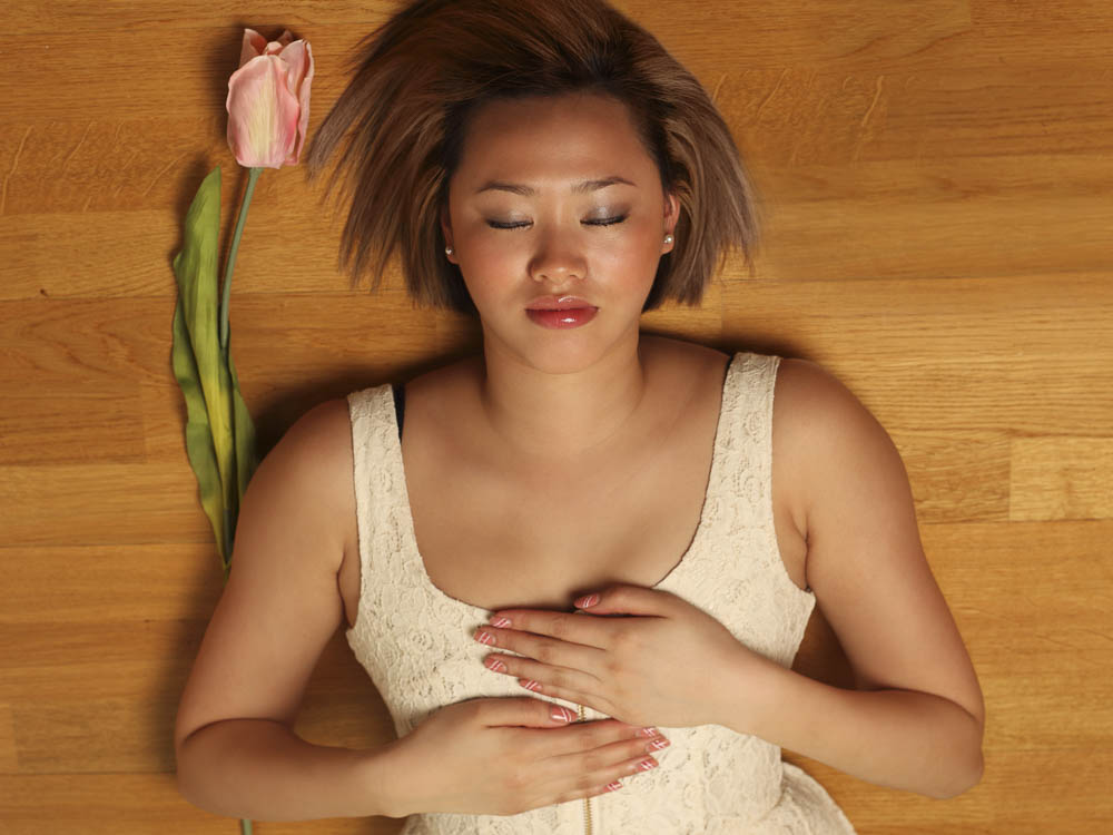 meditating lying down