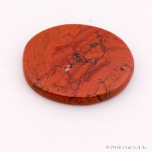Red Jasper Flat Oval