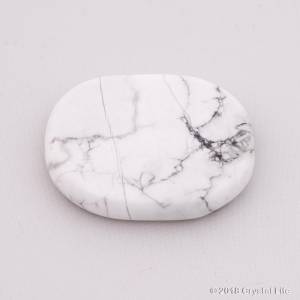 Howlite Flat Oval