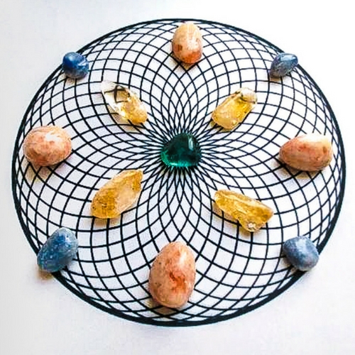 Crystal Grid for the Summer Solstice