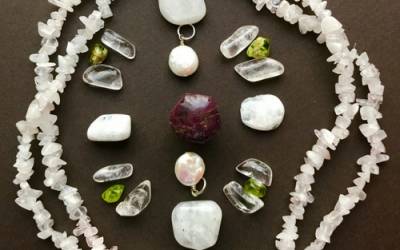 Crystal Grid for the New Moon