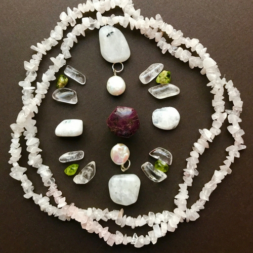 Crystal Grid for the New Moon