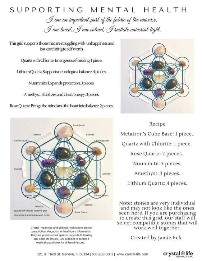 Supporting Mental Health Grid Recipe
