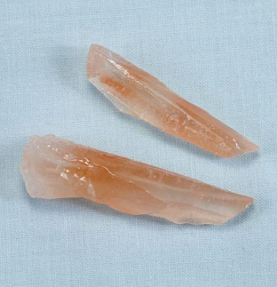 red calcite point