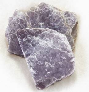 Lepidolite with mica slabs