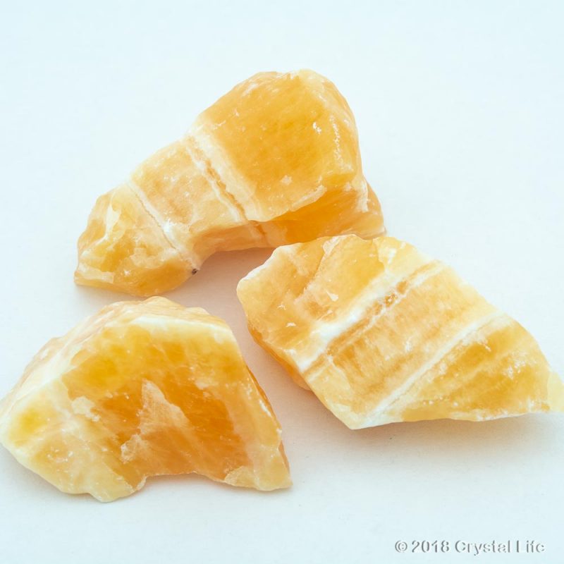 Yellow Calcite Crystals and Gemstones Crystal Life Technology, Inc.