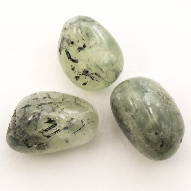 Epidote in Prehnite | Tumbled
