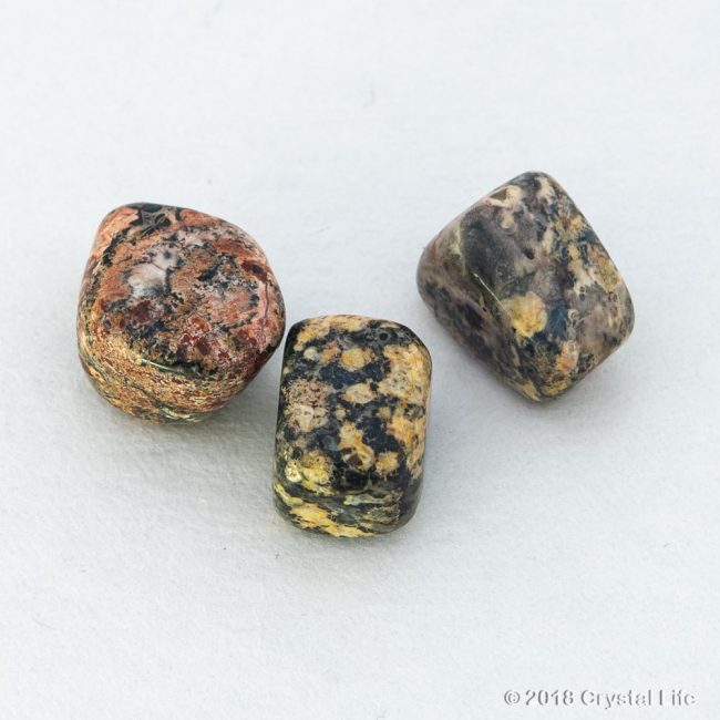 Cubish Tumbled Leopardskin Jasper