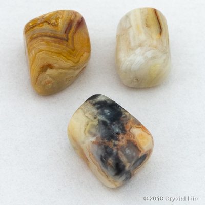 Cubish Tumbled Crazy Lace Agate