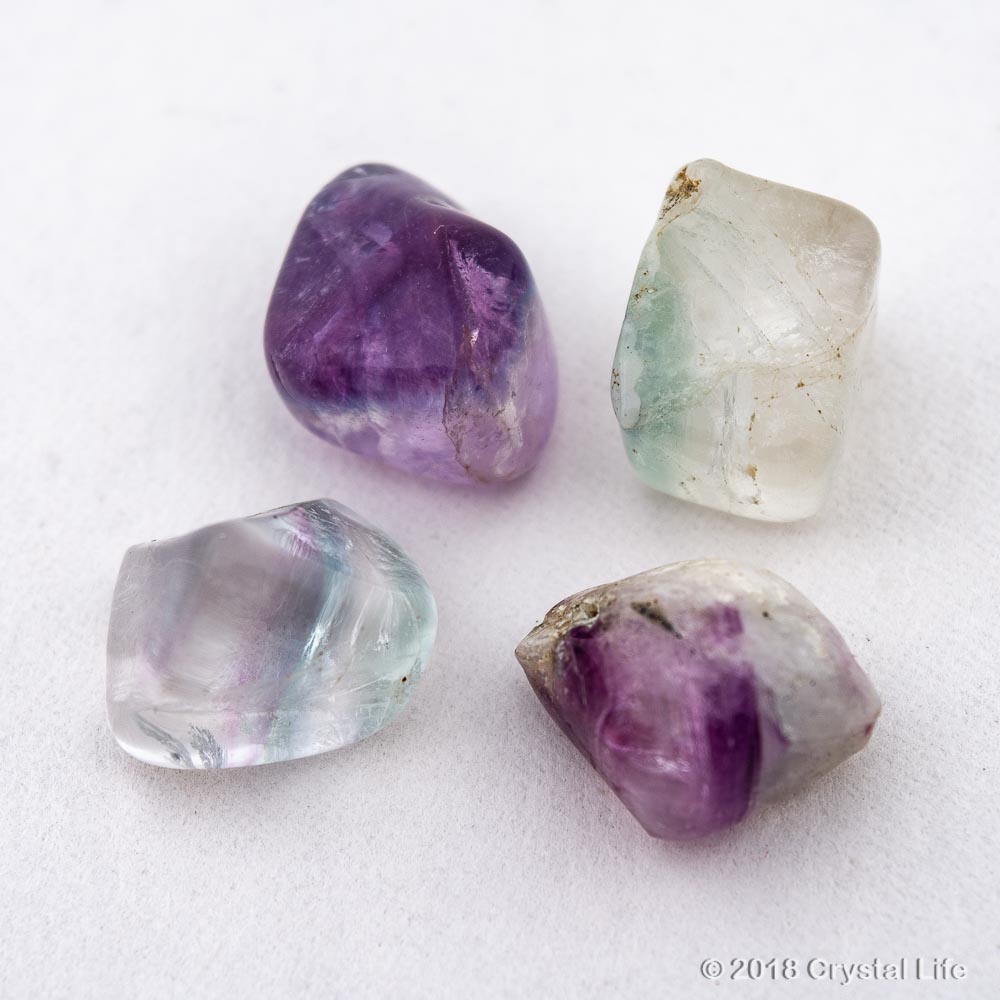 Tumbled Rainbow Fluorite