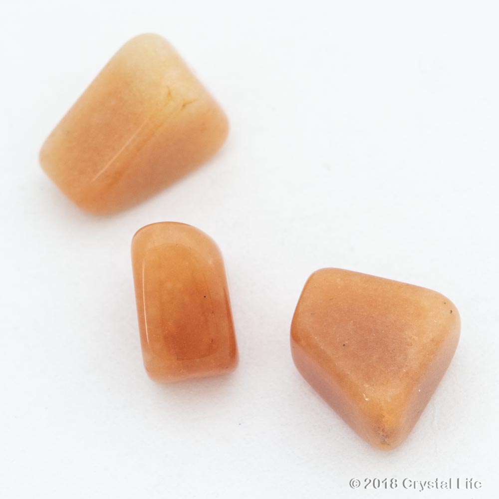 Cubish Tumbled Red Aventurine | Crystal Life Technology, Inc.