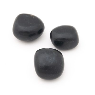 Round Tumbled Black Onyx
