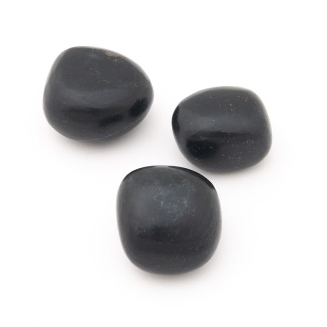 Round Tumbled Black Onyx