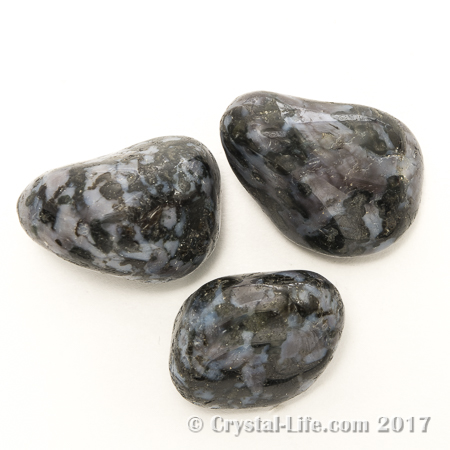 Indigo Gabbro Mystic Merlinite Bracelet Natural Stones Crystal Beads Evolution